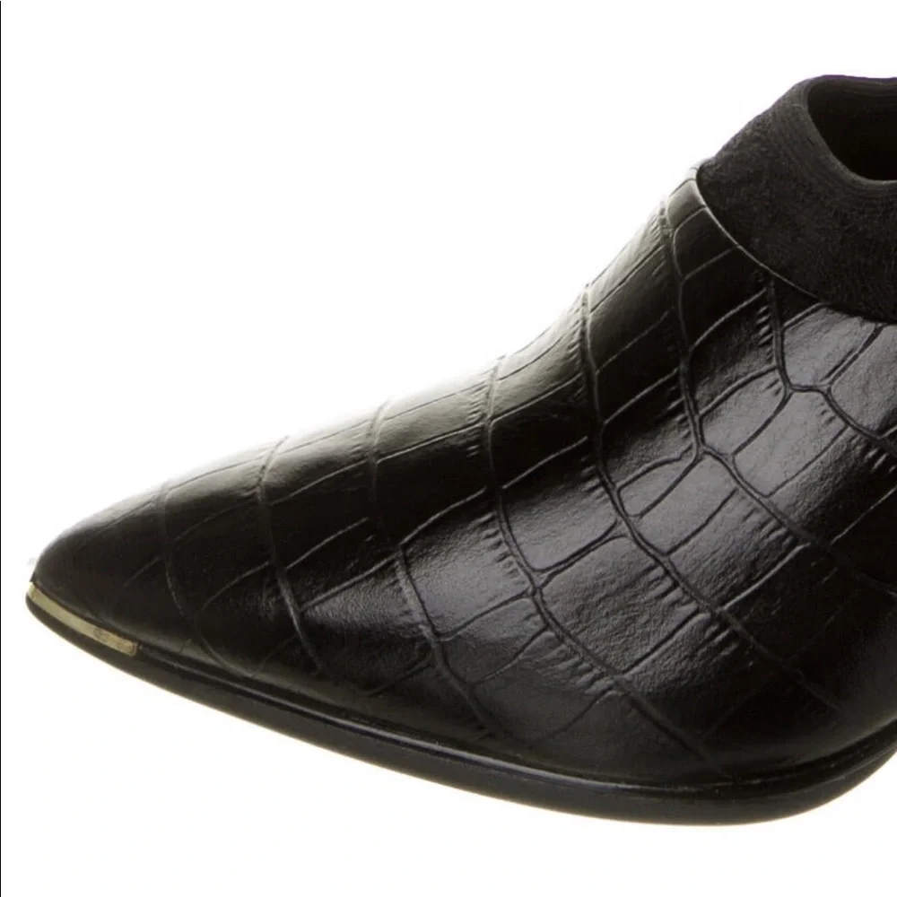 Cole Haan Alligator Women’s Lace Trim Embellishment Pumps Size 8 NWT